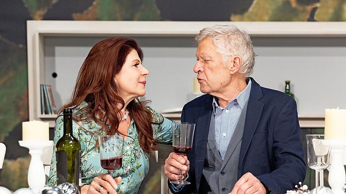 Claudia Wenzel und Rüdiger Joswig spielen im Stück ein Ex-Paar - in der Realität sind sie aber noch zusammen.
