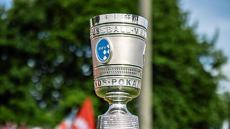 Der Toto-Pokal erinnert äußerlich an den großen Bruider, für den er die EIntrittskarte ist: Der DFB-Pokal.
