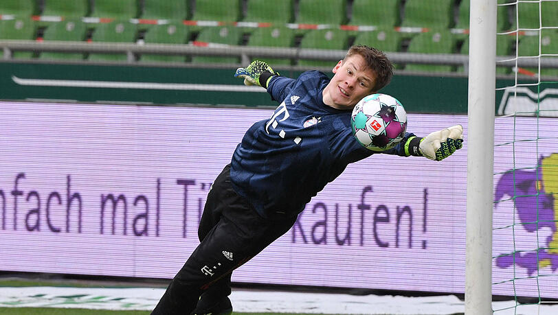 Alexander Nübel kam im Sommer 2020 vom FC Schalke 04 nach München und unterschrieb beim FC Bayern einen Vertrag bis 30. Juni 2025.