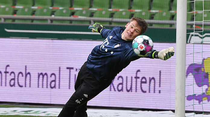 Alexander Nübel kam im Sommer 2020 vom FC Schalke 04 nach München und unterschrieb beim FC Bayern einen Vertrag bis 30. Juni 2025.