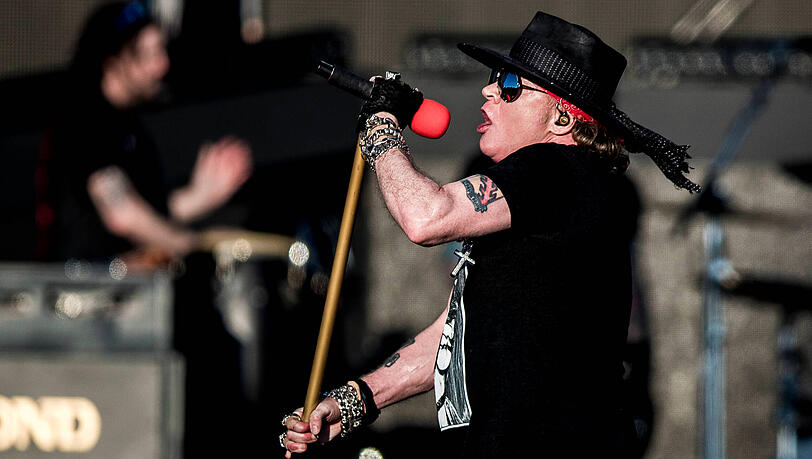 Guns N Roses geben am 20. Juni das erste Konzert, das in der Allianz Arena stattfinden wird. Guns N Roses geben am 20. Juni das erste Konzert, das in der Allianz Arena stattfinden wird.
