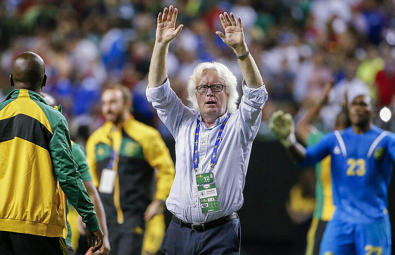 Triumphator: UJamaikas Coach Winfried Schäfer.
