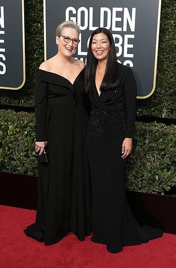 Top: Mery Streep und Ai-jen Poo wiken gleich doppelt elegant