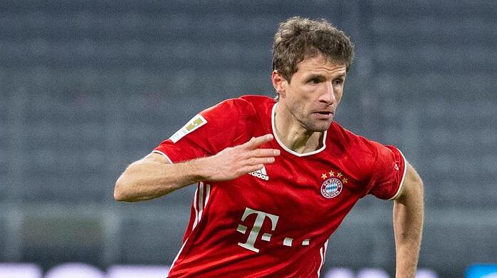 Thomas Müller in Aktion.