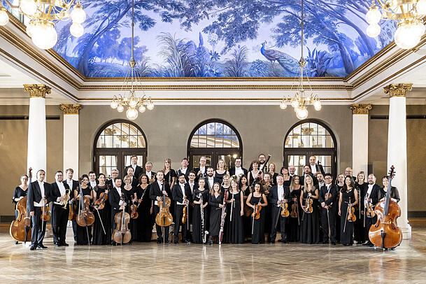 Die Münchner Symphoniker im Gartensaal des Prinzregententheaters. Die Münchner Symphoniker im Gartensaal des Prinzregententheaters.