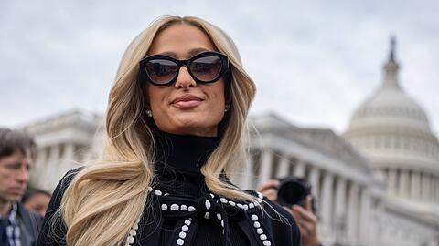 Paris Hilton am Donnerstag in Washington.
