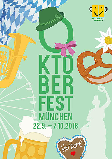 Oktoberfest-Plakat-Entwurf.