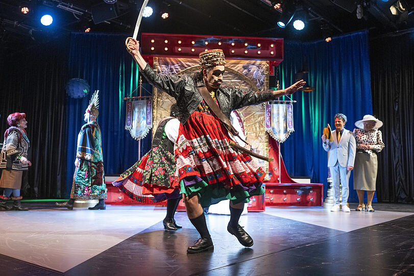 Alexander Franzen als Herr Prinz in der Operette "Oh Oh Amelio" von Thomas Pigor und Konrad Koselleck.
