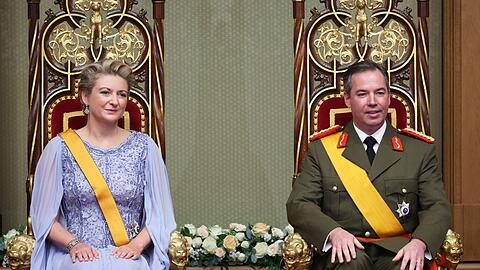 Nach der Vereidigung ist Guillaume auch Staatschef