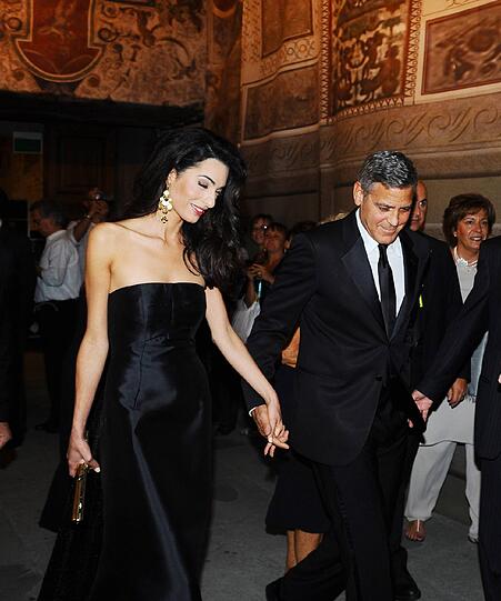 Amal Alamuddin und George Clooney.