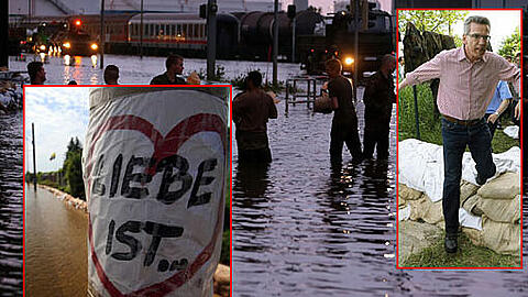 Magdeburg - eine Stadt kämpft gegen das Hochwasser: Die Bilder vom Wochenende und Montag.