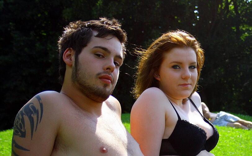 Nur Freunde: Amadeus und Alexandra.