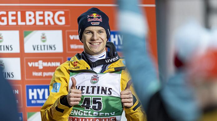 Letztes Jahr Zweiter, diesmal Erster? Olympiasieger Andreas Wellinger.