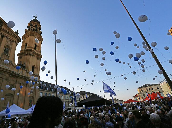 Impressionen vom Münchner Israel-Tag.