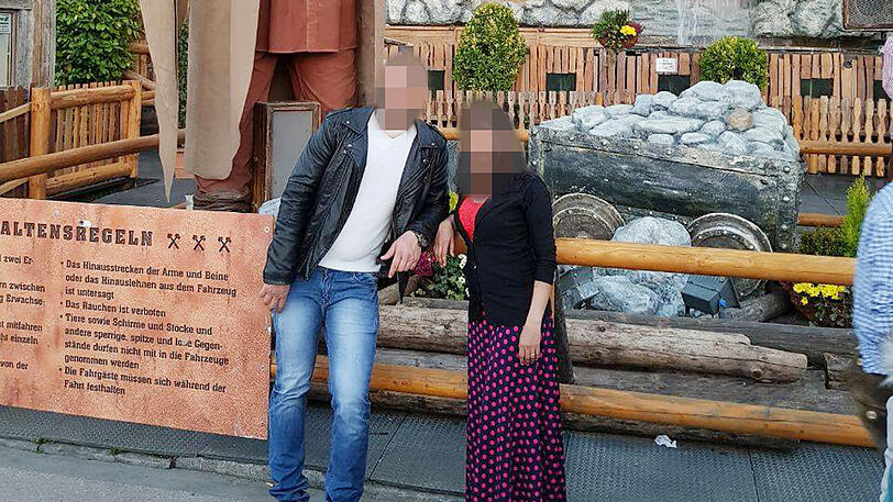 Gagandeep S. und Daljeet K. auf dem Oktoberfest.