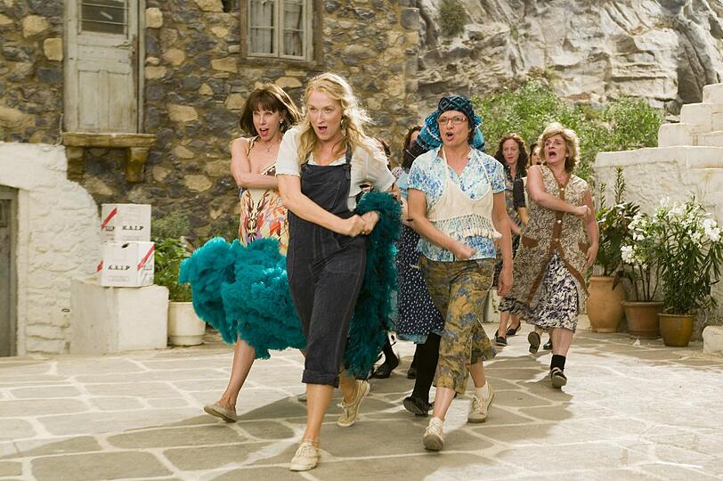 Der Film Mamma Mia wird bei der 1000 Filmnacht gezeigt.