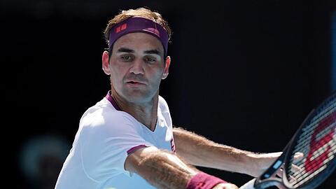 Roger Federer bei den Australian Open 2020.