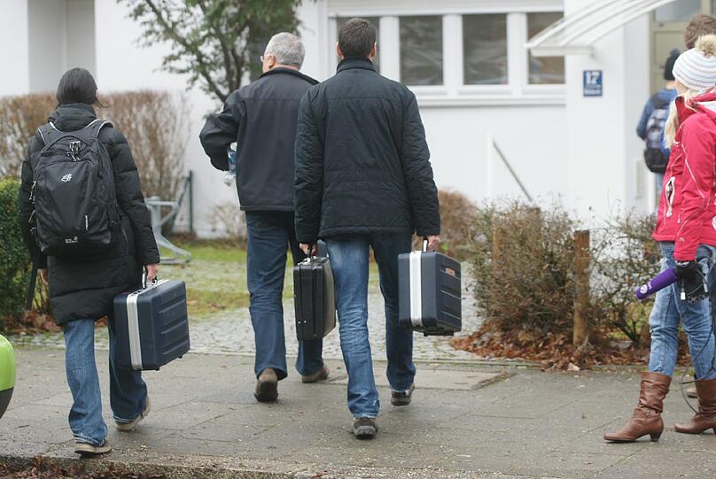 Bluttat in Sendling - die Bilder der Spurensuche am Montag