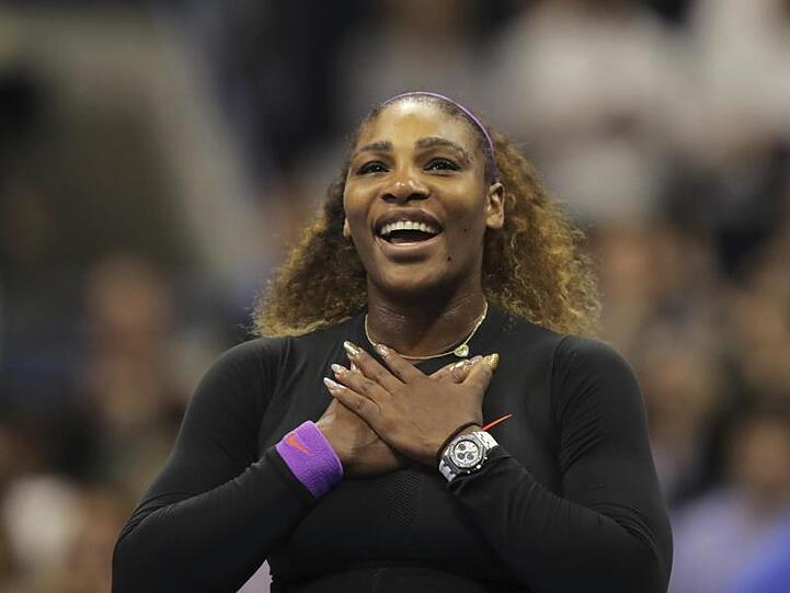 Geschafft: Serena Williams freut sich über den Finaleinzug bei den US Open.