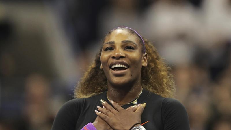 Geschafft: Serena Williams freut sich über den Finaleinzug bei den US Open. Geschafft: Serena Williams freut sich über den Finaleinzug bei den US Open.