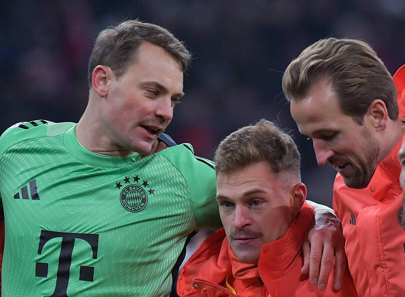 Bayerische Investoren (v.l.): Manuel Neuer, Kimmich und Harry Kane. Bayerische Investoren (v.l.): Manuel Neuer, Kimmich und Harry Kane.