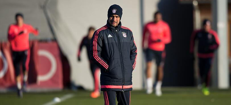 Die Bilder vom Abschlusstraining der Bayern vor dem Champions-League-Spiel gegen Olympiakos Piräus.