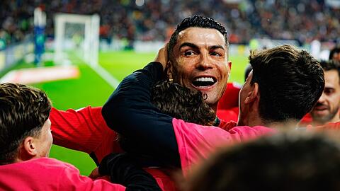 Hat wie so häufig einiges zu feiern: Cristiano Ronaldo.