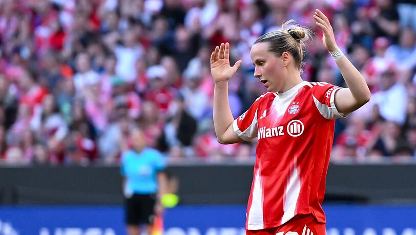 F&auml;llt mit einer Sprunggelenksverletzung vorerst aus: Bayerns Nationalspielerin Franziska Kett (Archivbild).