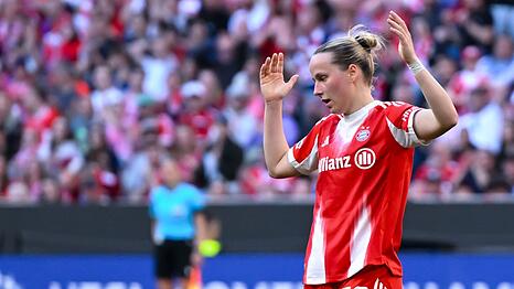 F&auml;llt mit einer Sprunggelenksverletzung vorerst aus: Bayerns Nationalspielerin Franziska Kett (Archivbild).