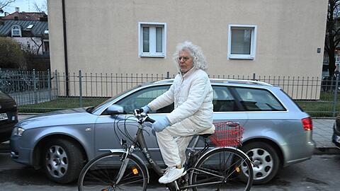 Langhans fährt gerne Fahrrad, hier in München-Schwabing. (Archivbild)