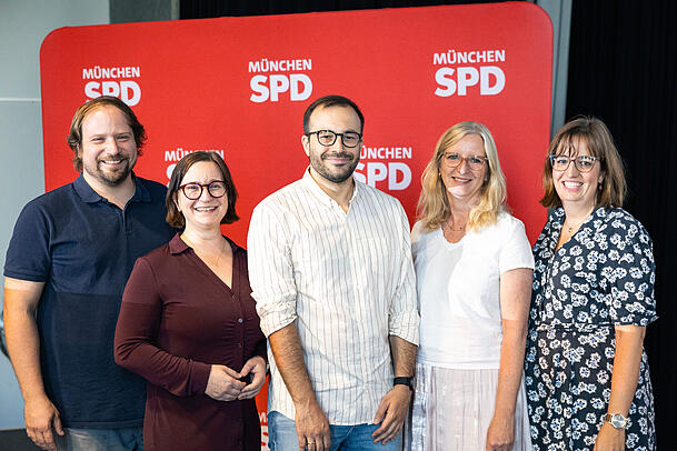 (v.l.n.r.) Anno Dietz, Maria Deingruber, Christian K&ouml;ning, Karin H&auml;ringer, Lena Odell.