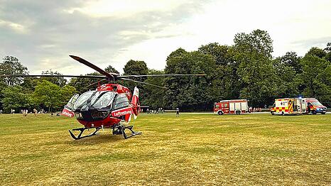 Der Intensivtransporthubschrauber Christoph M&uuml;nchen flog die Person in ein M&uuml;nchner Krankenhaus.