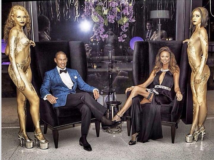 Stacy Keibler und Jared Pobre auf der 007-Geburtstagsparty