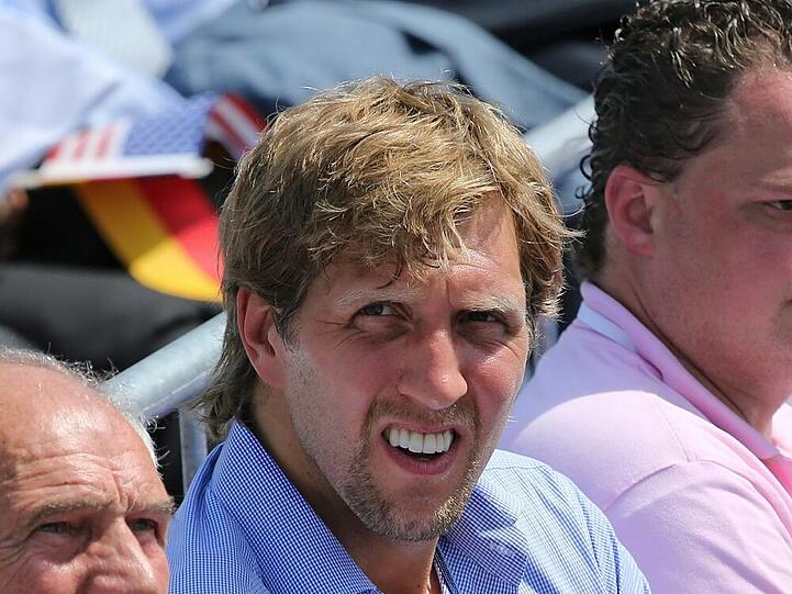 Dirk Nowitzki bei einem Deutschland-Besuch im Juni