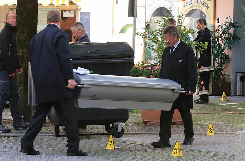 Mord in Bad Reichenhall - die Bilder vom Tatort.