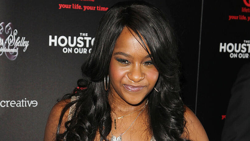 Bobbi Kristina Brown bei einer Filmpremiere im Jahr 2012 Bobbi Kristina Brown bei einer Filmpremiere im Jahr 2012