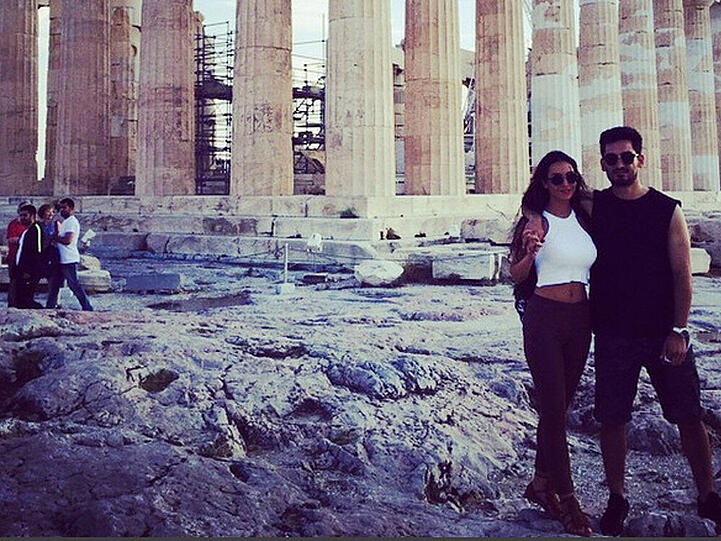 Vor drei Monaten war die Welt noch in Ordnung: Sila Sahin und Ilkay Gündogan verbrachten ihren gemeinsamen Urlaub in Griechenland