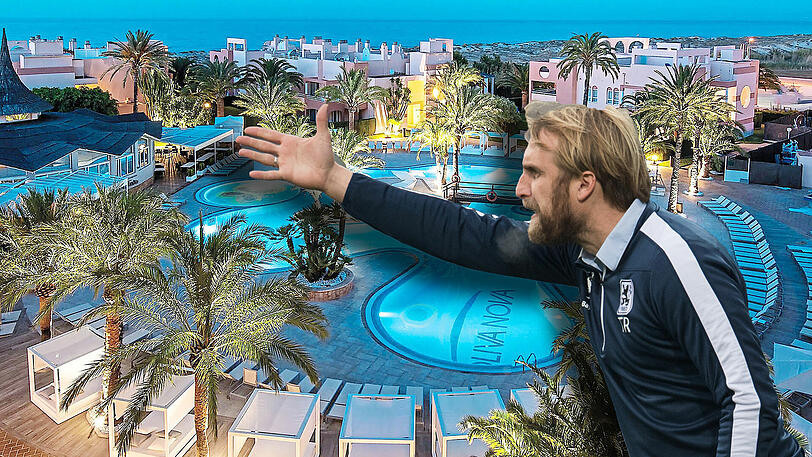Die Löwen residieren in der Fünf-Sterne-Anlage nur 150 Meter vom Strand der "Costa del Azahar".