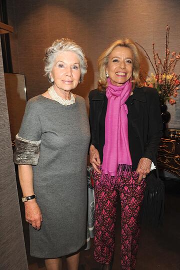 Die Münchner-Auto-First-Lady Ute Haberl mit Uschi Eisenberger