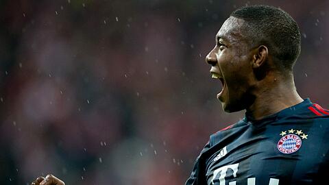 David Alaba jubelt über das 2:0.