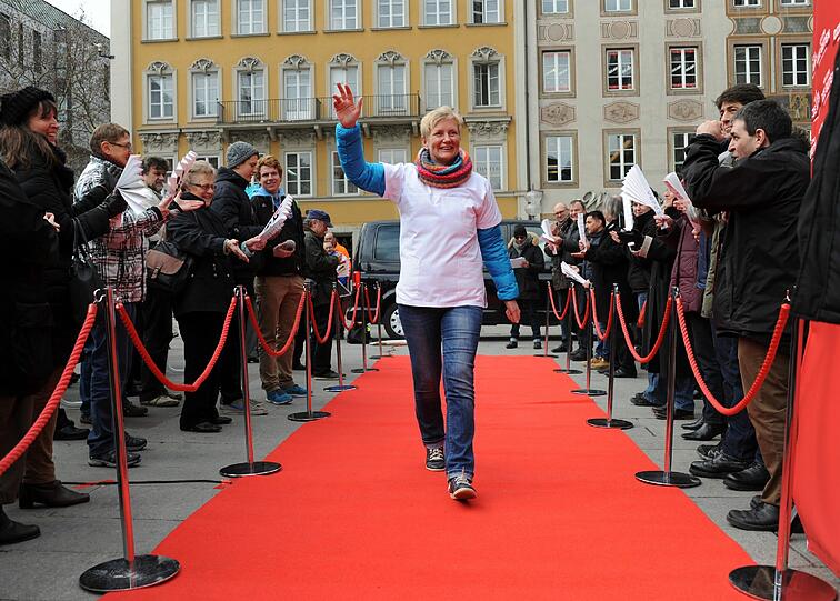 Setzt sich in Szene: Ergotherapeutin Sabine Conrad.