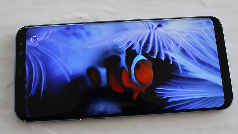 Das Samsung Galaxy S8 hat einen deutlich größeren Bildschirm als die Vorgängermodelle.