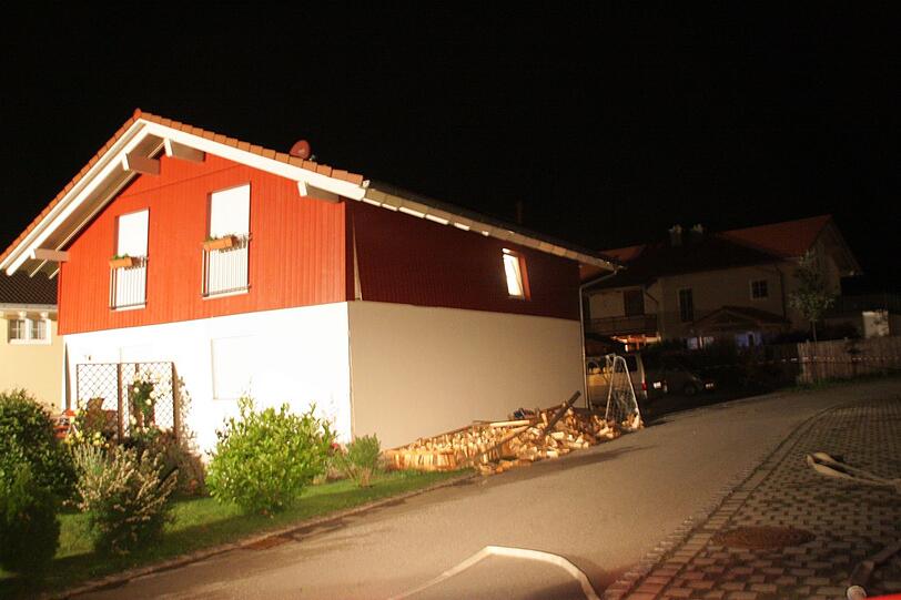 In diesem Haus kam es zu einer Explosion.
