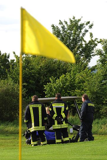 Golfplatz im hessischen Waldeck: Hier starben durch einen Blitzeinschlag drei Frauen.