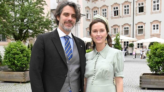 Ludwig Prinz von Bayern mit seiner schwangeren Frau Sophie-Alexandra - die beiden haben im Mai letzten Jahres geheiratet.