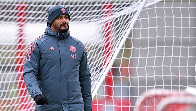 Bayern-Trainer Vincent Kompany hofft auf einen Sieg.