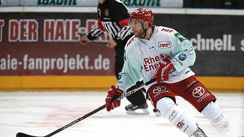 Der Ex-EHCler Kevin Lavallée (hier zu seiner Zeit als Kölner Hai) unterschrieb bei den Hamburg Freezers.
