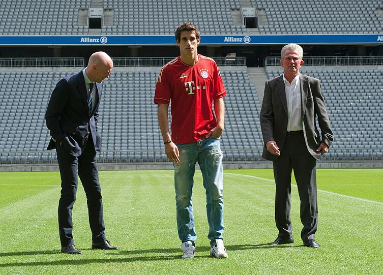 Am Donnerstag um 11.00 Uhr wurde Javier Martínez offiziell vorgestellt. Die Bilder aus der Allianz Arena.