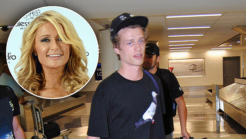 Paris Hiltons Bruder Conrad ist bei seiner Ex-Freundin eingebrochen. Paris Hiltons Bruder Conrad ist bei seiner Ex-Freundin eingebrochen.