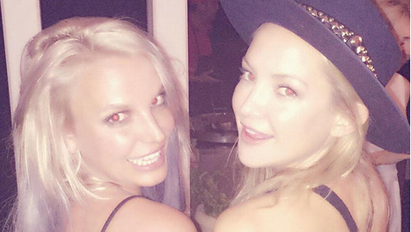 Zwei, die Spaß haben: Britney Spears und Kate Hudson Zwei, die Spaß haben: Britney Spears und Kate Hudson